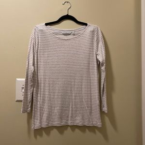 Vineyard Vines Striped Simple Boatneck Long-Sleeve